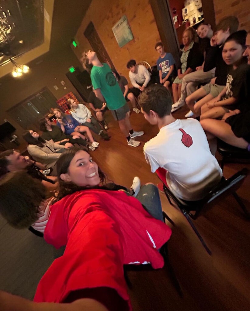 Students at Ground Zero Whitko