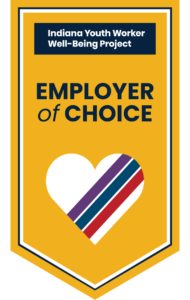Indiana Youth Worker Well-Being Project Employer of Choice badge