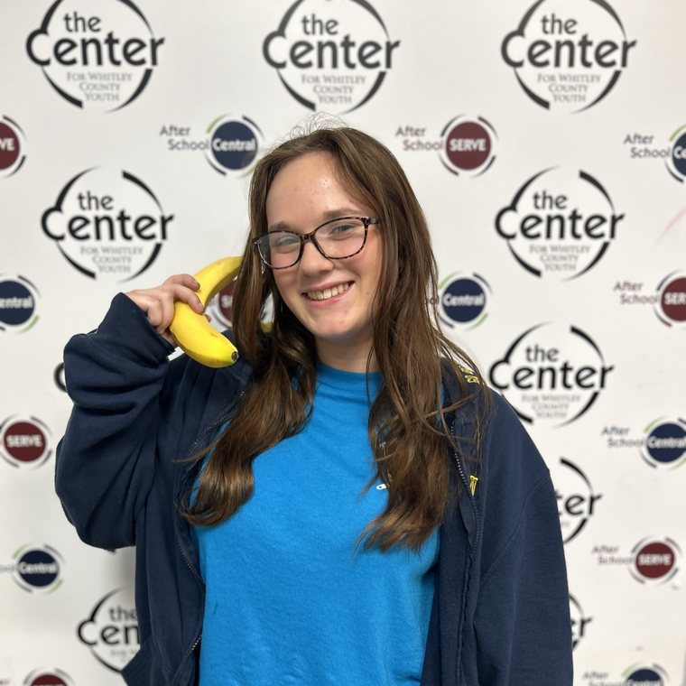 A student at The Center for Whitley County Youth