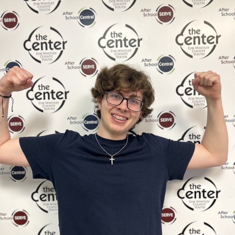 A student at The Center for Whitley County Youth