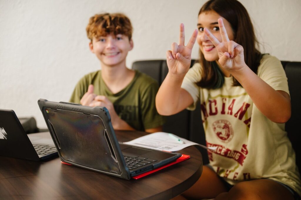 Students at After-School Central in Columbia City